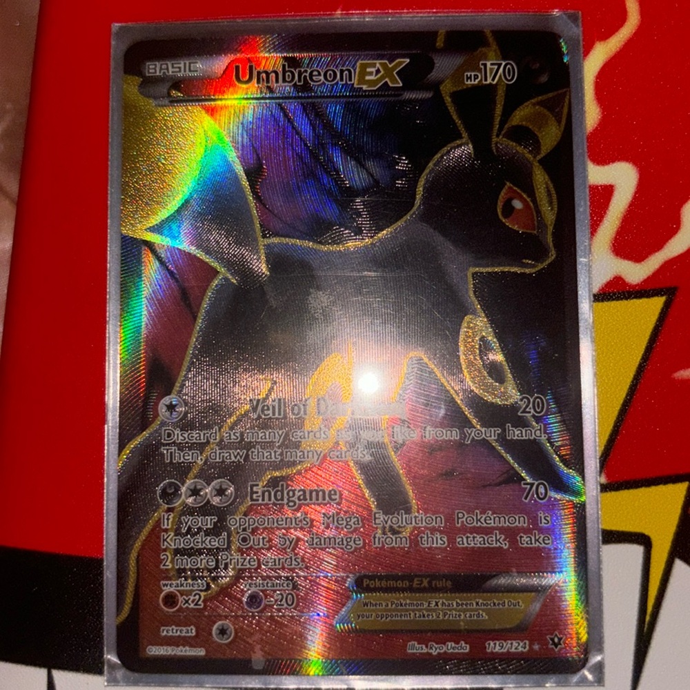 Umbreon EX (119/124) / PSA 9 / Case included !